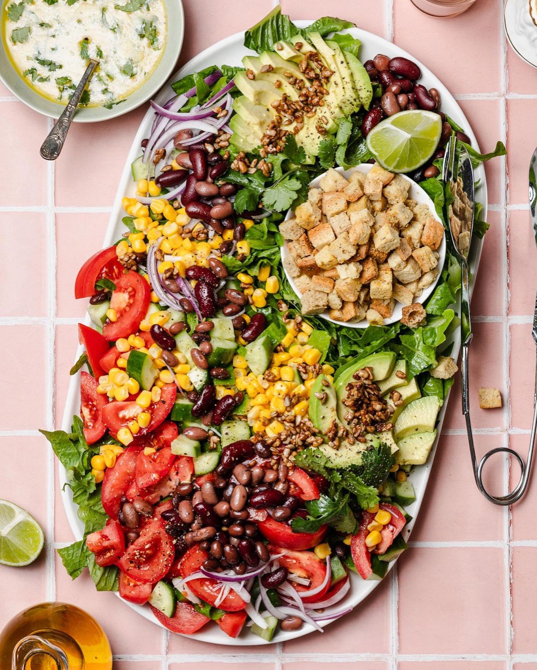 Mexican Salad | Gluten Free Croutons