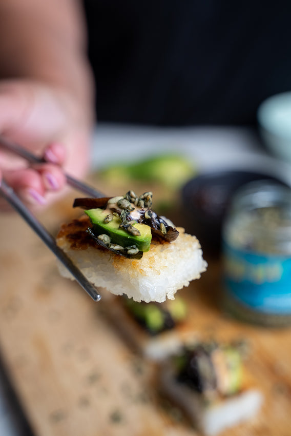 Vegan Sushi with Crispy Rice | Sea Superfoods