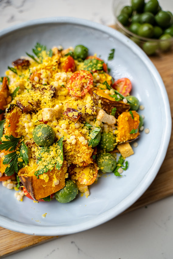 Middle Eastern Salad | Nutritional Yeast, Gluten-Free Croutons