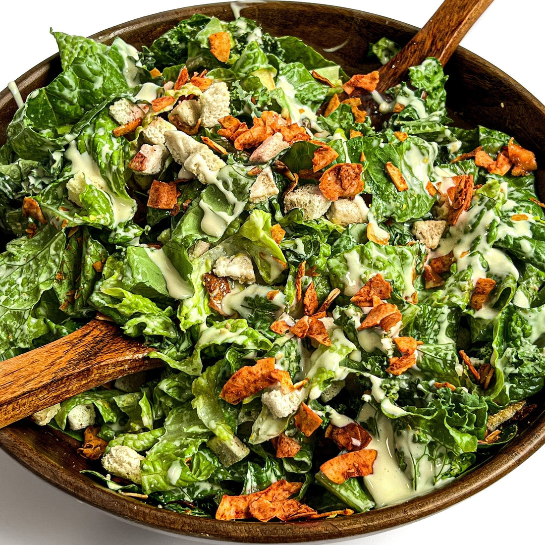 Vegan Cheese Caesar Salad with Cashew Parmesan