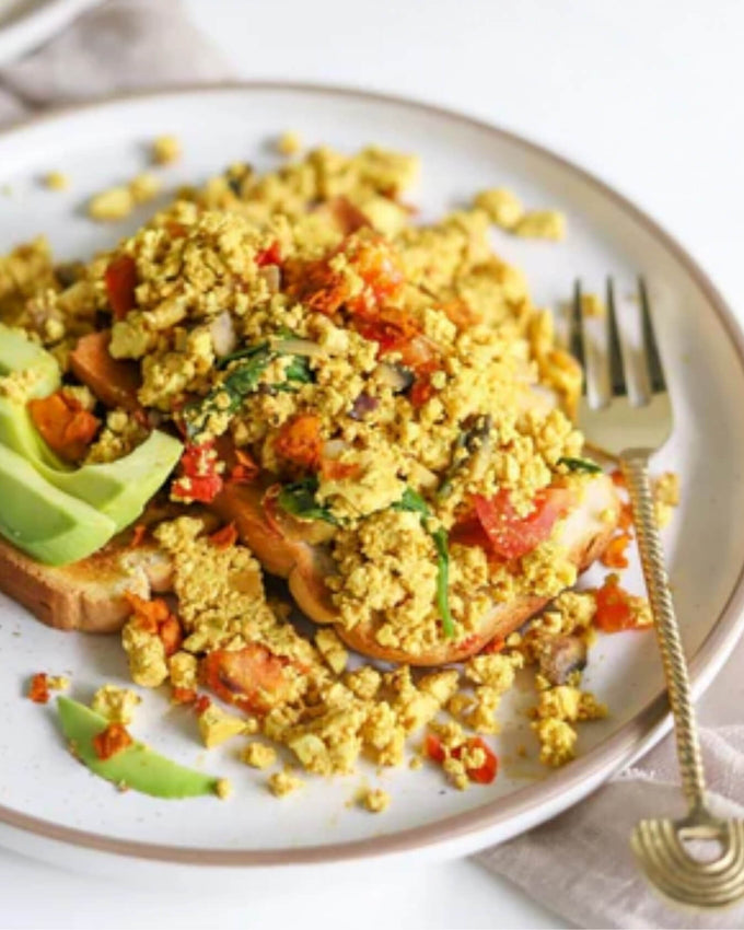 Tofu Scramble | Vegan Bacon Bits