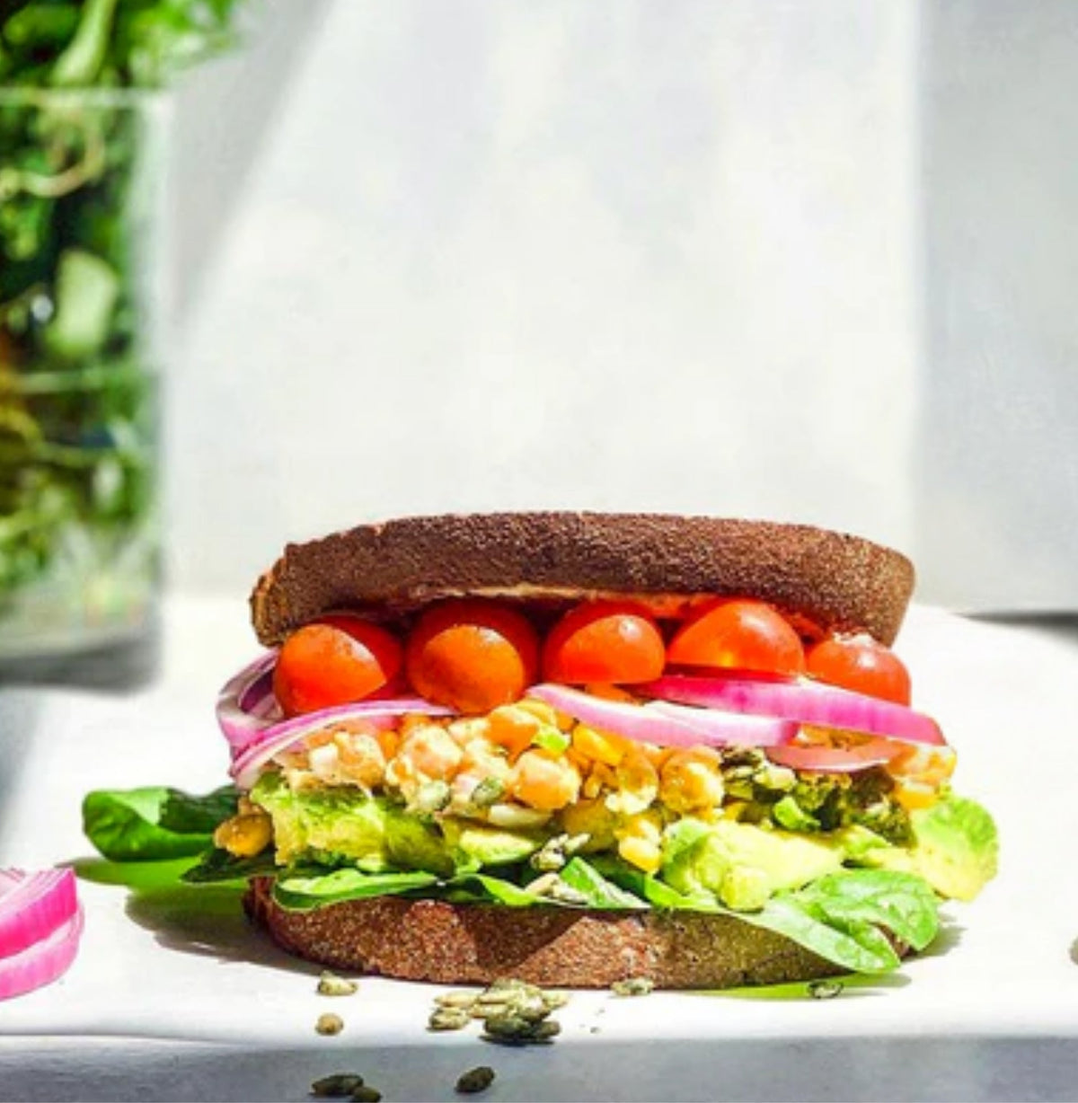 Chickpea "Tuna" Sandwich | Seaweed Superfood Sprinkles